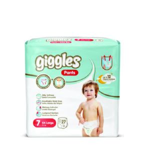 GIGGLES BABY PANTS JUMBO NO:7 XX-LARGE 27 PCS