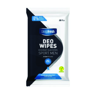 DEEP FRESH DEO WIPES SPORT MEN 20PCS