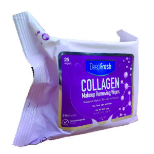DEEP FRESH MAKE UP WIPES COLLAGEN 25PCS