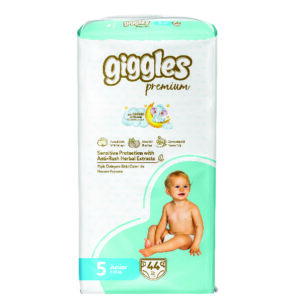 GIGGLES BABY DIAPER JUMBO NO:5 JUMBO 44 PCS