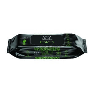 PAPILION FLUSHABLE WIPE BLACK SERIES 48 PCS